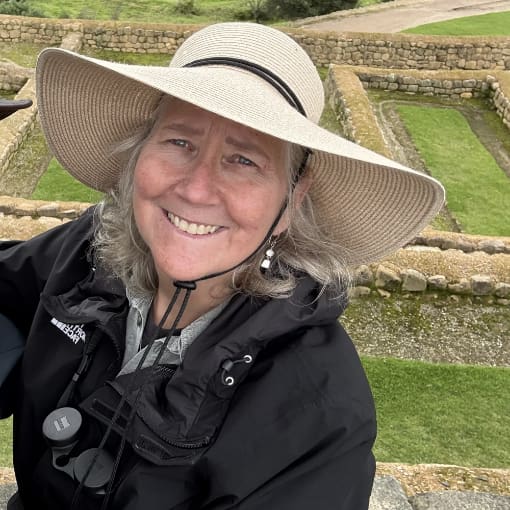 Celesta von Chamier, FEVE President, traveling in South America