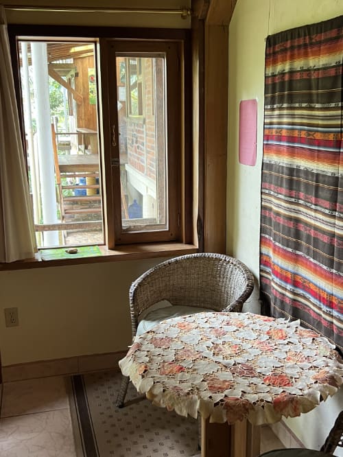 Sitting area for guests